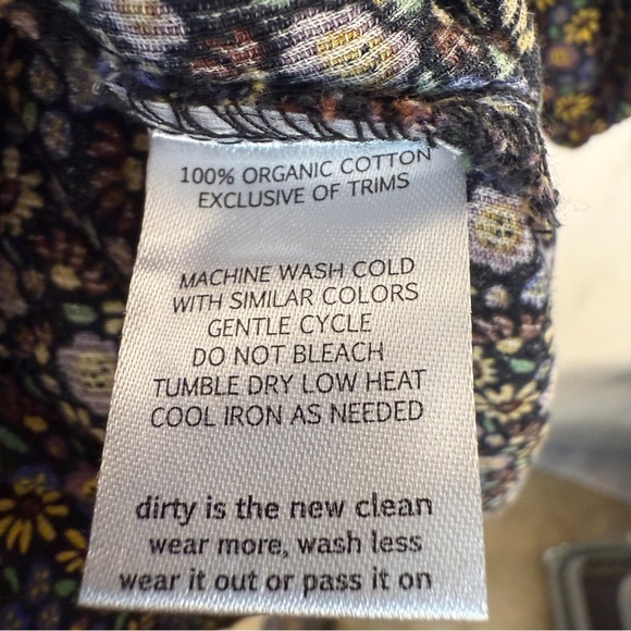 Toad&Co Manzana Tiered Dress, 100% Organic Cotton Multicolor Floral POCKETS midi - Picture 9 of 15